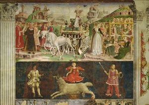 Allegori af marts: Minervas triumf og det astrologiske symbol på Vædderen, 1469-70,